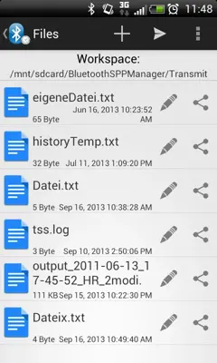 Bluetooth SPP Manager android App screenshot 10