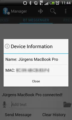 Bluetooth SPP Manager android App screenshot 14