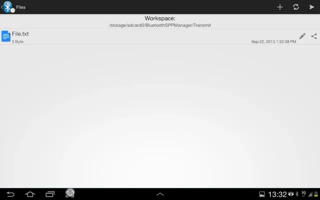 Bluetooth SPP Manager android App screenshot 2