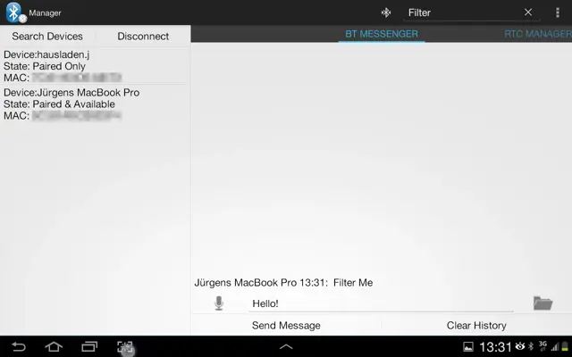 Bluetooth SPP Manager android App screenshot 4